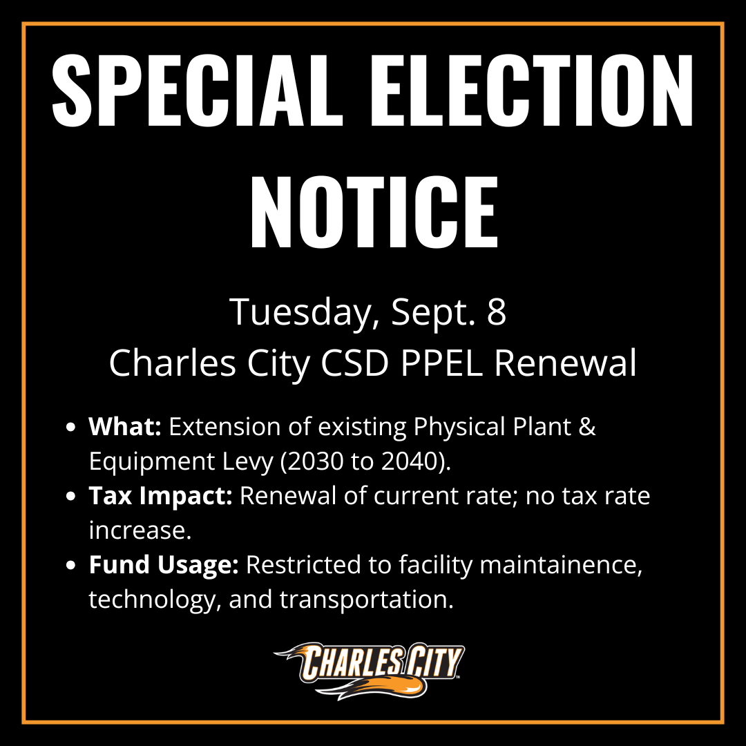Notice of PPEL Special Election graphic